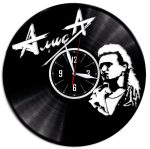 Часы из виниловой пластинки "Алиса" 5