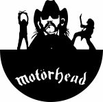 Часы из виниловой пластинки «Motorhead» 4