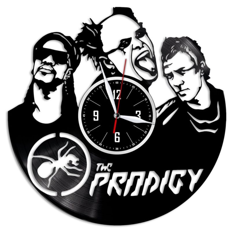 Часы из виниловой пластинки «Prodigy» 2