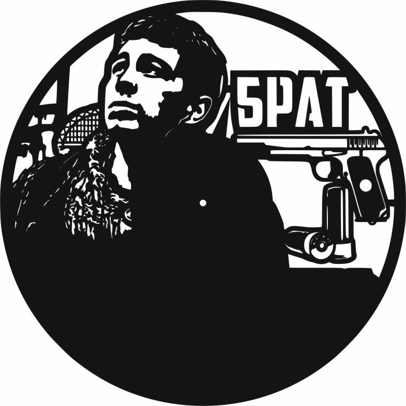Часы из виниловой пластинки Сергей Бодров ( Данила Багров из фильма "Брат") 2